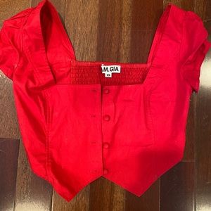 I AM GIA crop top XS